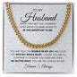 To My Husband | Cuban Link Chain