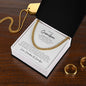 To My Grandson | Cuban Link Chain