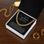 To My Soulmate | Hand in Hand | Cuban Link Chain