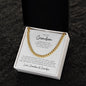 To My Grandson | Cuban Link Chain