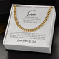 To My Son | Cuban Link Chain