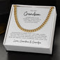 To My Grandson | Cuban Link Chain