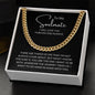 To My Soulmate | Hand in Hand | Cuban Link Chain
