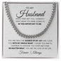To My Husband | Cuban Link Chain