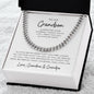 To My Grandson | Cuban Link Chain