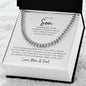 To My Son | Cuban Link Chain