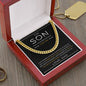 To My Son | Love Dad | Cuban Link Chain