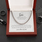 To My Son | Cuban Link Chain
