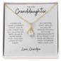 To My Granddaughter | Alluring Beauty Necklace