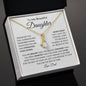 To My Daughter | Love Dad | Alluring Beauty Necklace