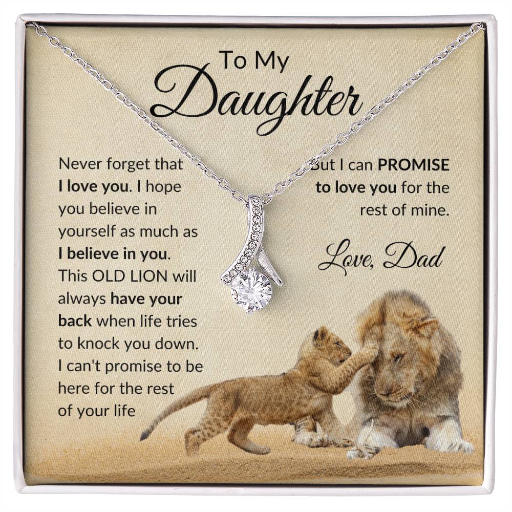 To My Daughter | Old Lion | Alluring Beauty Necklace