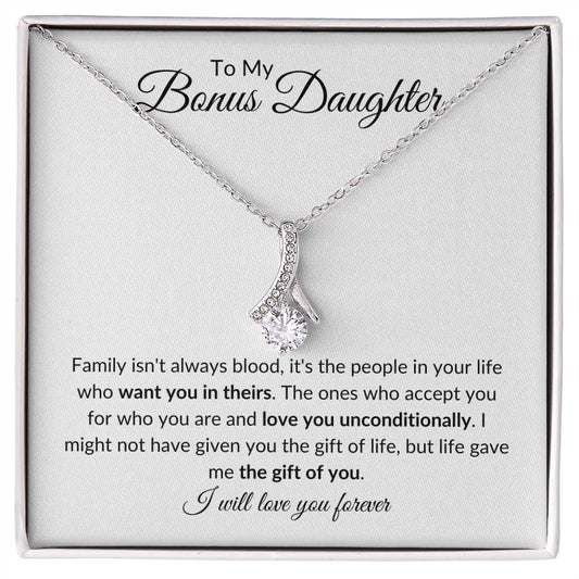Bonus Daughter | Unconditionally | Alluring Beauty Necklace