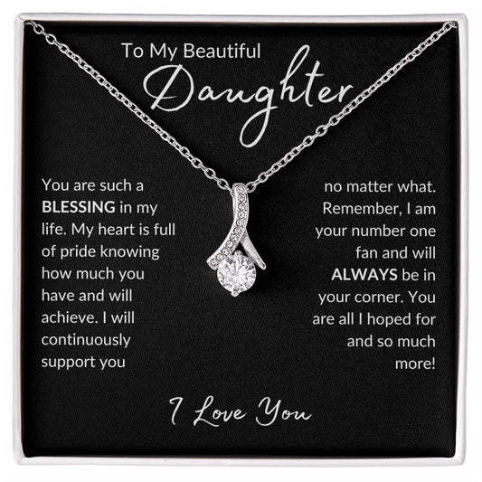 To My Daughter | Blessing | Alluring Beauty Necklace