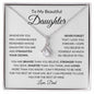 To My Daughter | Love Dad | Alluring Beauty Necklace