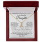 To My Daughter | Love Dad | Alluring Beauty Necklace