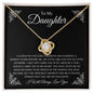 To My Daughter | Love Knot Necklace
