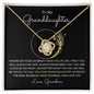 To My Granddaughter | Love Knot Necklace
