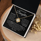 To My Daughter | Love Knot Necklace