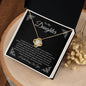 To My Daughter | Love Knot Necklace