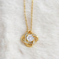 To My Bonus Daughter | Love Knot Necklace