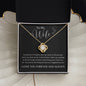 To My Wife | Hearts | Love Knot Necklace