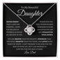 To My Daughter | Love Knot Necklace