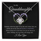 To My Granddaughter | Love Knot Necklace