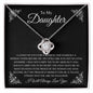 To My Daughter | Love Knot Necklace