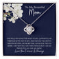 To My Mom | Love Knot Necklace