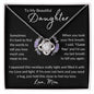 To My Daughter | Last Breath | Love Knot Necklace