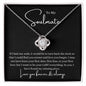 To My Soulmate | One Wish | Love Knot Necklace