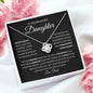 To My Daughter | Love Knot Necklace