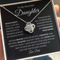 To My Daughter | Love Knot Necklace