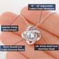 To My Wife | Hearts | Love Knot Necklace