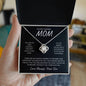 Mom | Words Are Not Enough | Love Knot Necklace