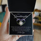 To My Granddaughter | Love Knot Necklace