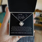 To My Wife | Hearts | Love Knot Necklace