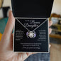 Bonus Daughter | Blessings | Love Knot Necklace