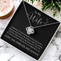 To My Wife | Hearts | Love Knot Necklace