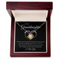To My Granddaughter | Love Knot Necklace