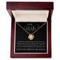 To My Wife | Hearts | Love Knot Necklace