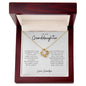 To My Granddaughter | Love Knot Necklace