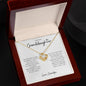 To My Granddaughter | Love Knot Necklace