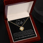 To My Wife | Hearts | Love Knot Necklace