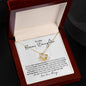 To My Bonus Daughter | Love Knot Necklace