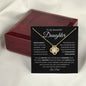 To My Daughter | Love Knot Necklace