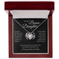 Bonus Daughter | Blessings | Love Knot Necklace