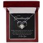 To My Granddaughter | Love Knot Necklace