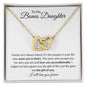 Bonus Daughter | Unconditionally | Interlocking Hearts Necklace