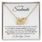 To My Soulmate | Interlocking Hearts Necklace